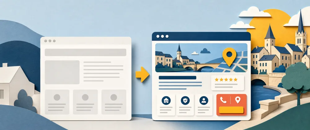 Pourquoi une page locale bien construite convertit mieux qu'une page trop générique