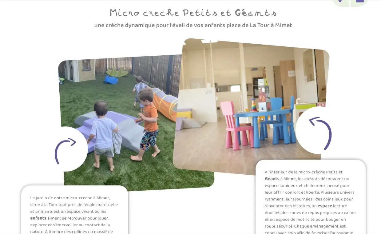 Visuels des espaces creche