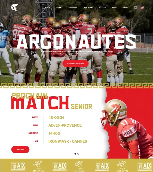 Aperçu du projet Les Argonautes