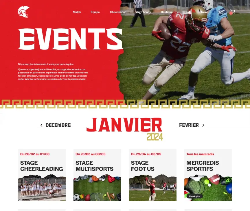 Page événements Argonautes