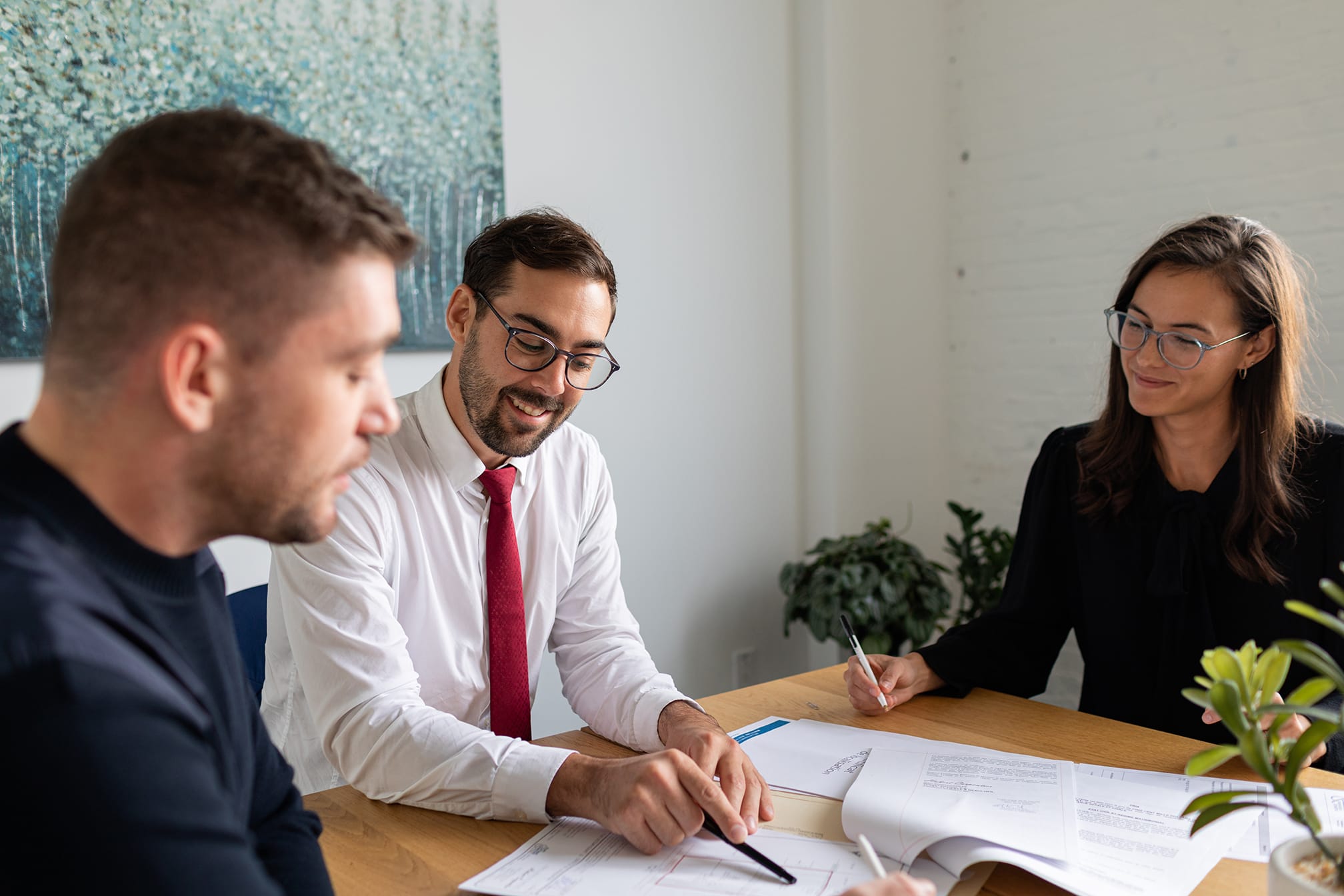 Équipe Legalex en rendez-vous client
