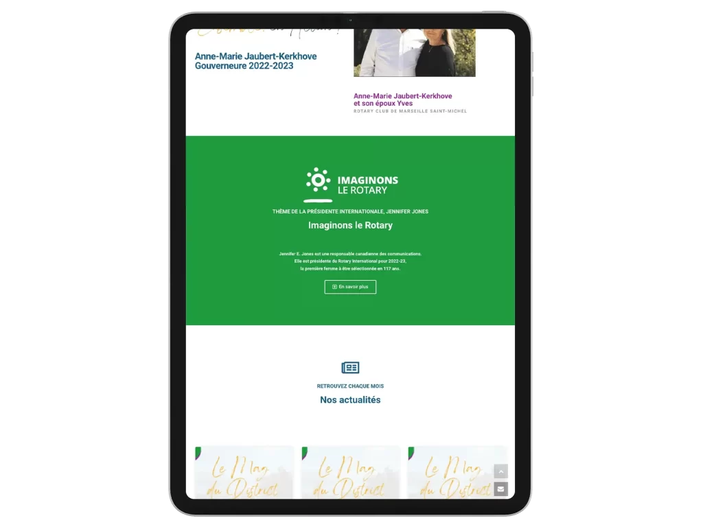 Avant vitrine Rotary