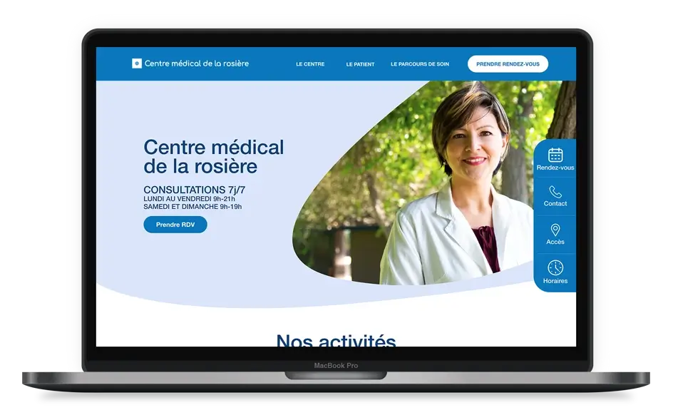 Creation site web Medecin